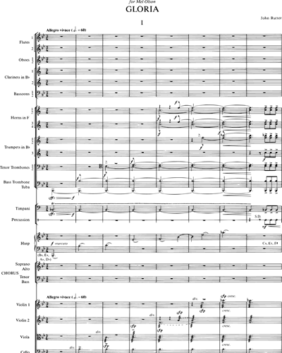 Gloria Full Score Sheet Music by John Rutter | nkoda | Check It Out in the  nkoda App