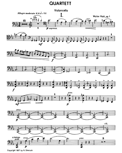 Quartet, op. 1
