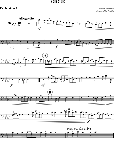 Gigue for Tuba Quartet