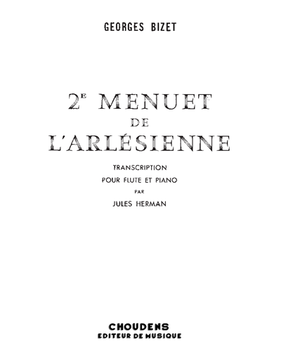 Arlésienne Menuet No. 2