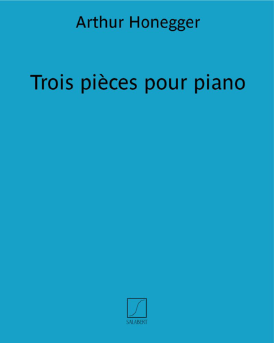 Trois pièces pour piano