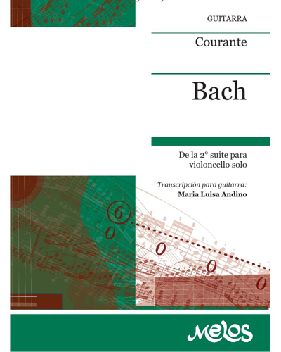 Courante (de la 2° suite para violoncello solo), BWV 1008
