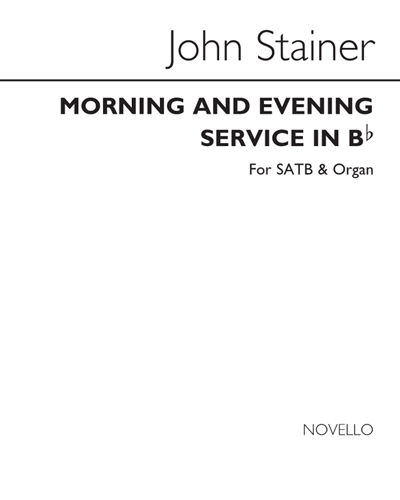 Magnificat and Nunc Dimittis (from "Morning and Evening Service in B-flat")