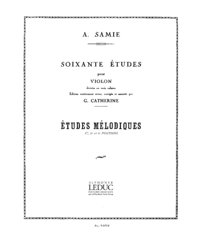 Études mélodiques (from "Soixante études, Vol. 3")
