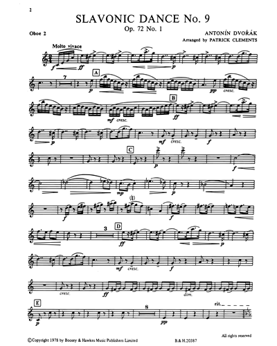 Slavonic Dance No. 9, op. 72/1