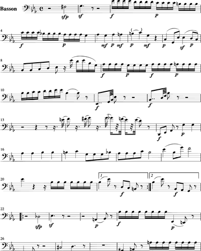 Adagio pour Quatuor d'Anches, KV 540
