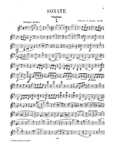 Sonata, op. 29