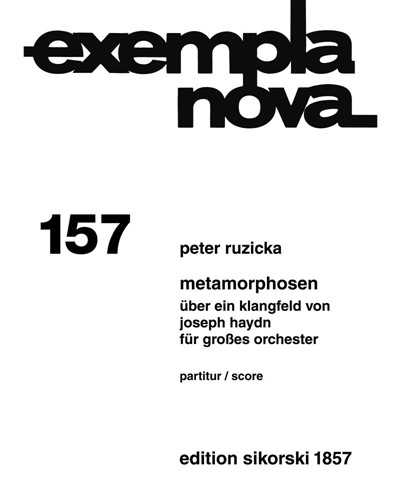 Metamorphosen über ein Klangfeld von Joseph Haydn