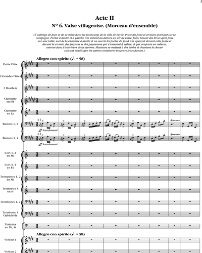 Opera Score Supplementary