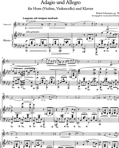 Adagio und Allegro As-dur op. 70