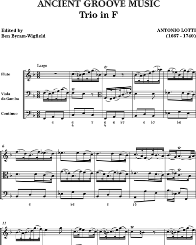 Harpsichord & Full Score
