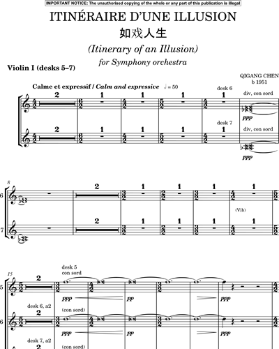 Violin 1 V-VII