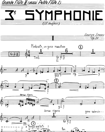 Symphonie n. 3 en Ut majeur