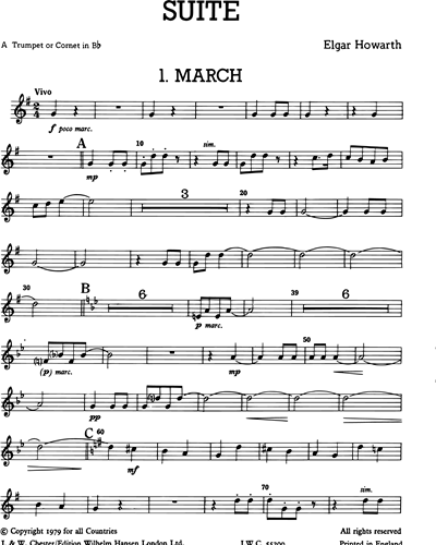 Trumpet in Bb 1/Cornet in Bb 1 (Alternative)