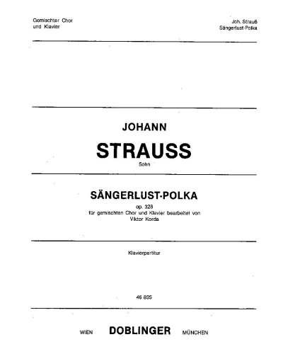 Sängerlust-Polka, op. 328