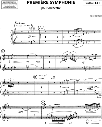 Symphonie n. 1 Op. 11
