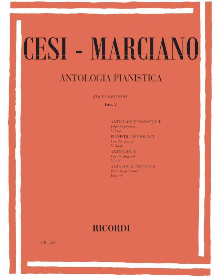 Antologia pianistica per la gioventù Fascicolo 5 Sheet Music by ...