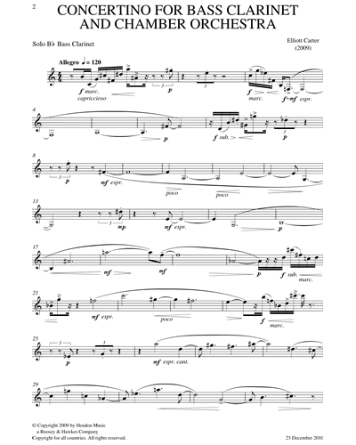 [Solo] Bass Clarinet