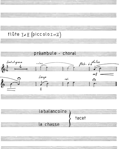 Flute 1 - 2/Piccolo 1 - 2