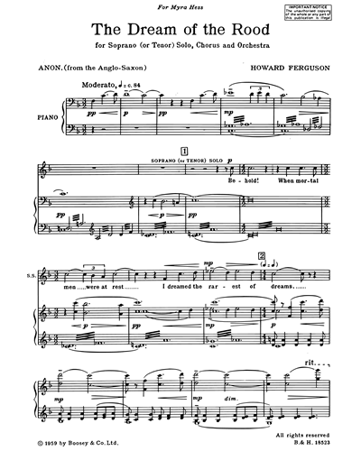 The dream of the rood, op. 19