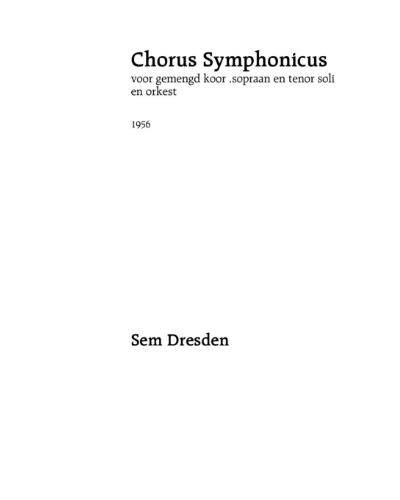 Chorus Symphonicus