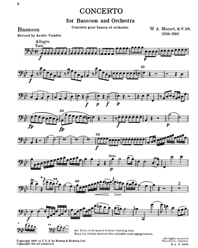 [Solo] Bassoon