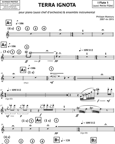 [Group 1] Flute 1/Piccolo