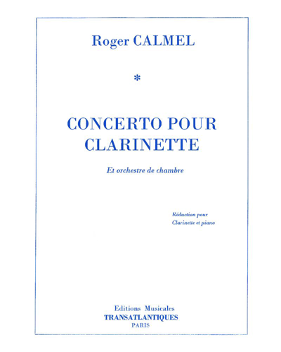 Concerto pour clarinette