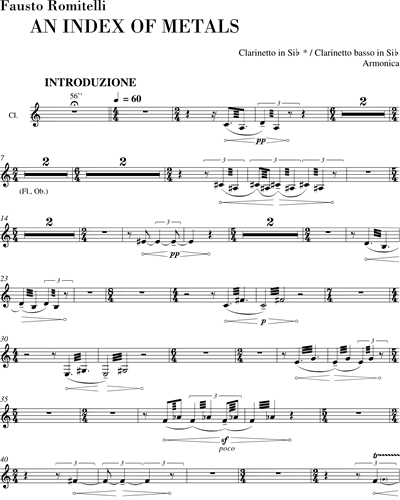 Clarinet in Bb/Bass Clarinet/Harmonica