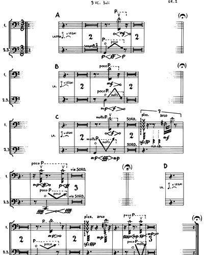 [Group 1] Cello 1 Solo & Cello 2 Solo & Cello 3 Solo