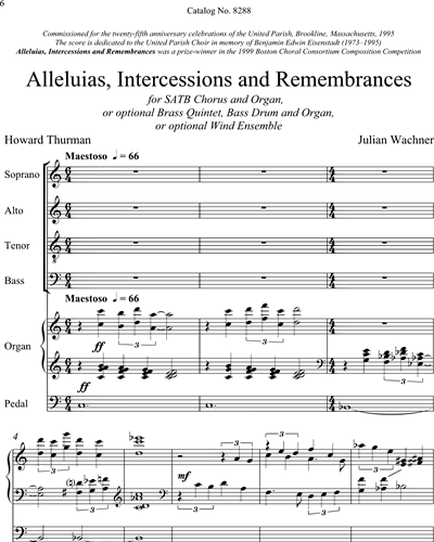 Selected Sacred Choral Works of Julian Wachner, Volume 1