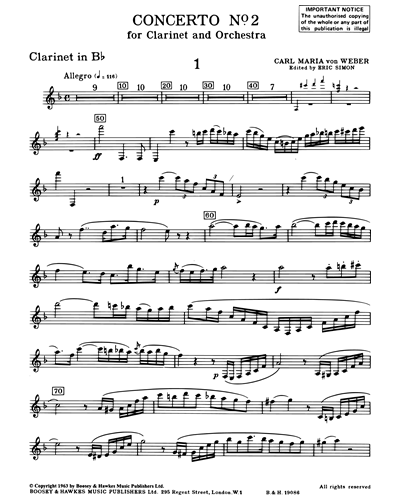 Clarinet Concerto No. 2, op. 74