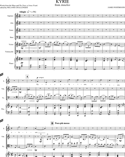 Full Score & Mixed Chorus SATB