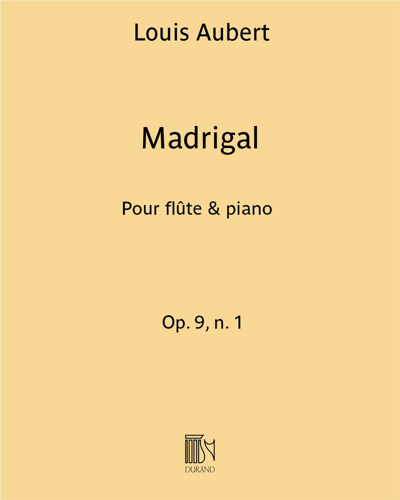 Madrigal Op. 9 n. 1