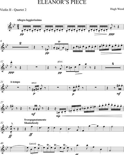 [String Quartet 2] Violin 2