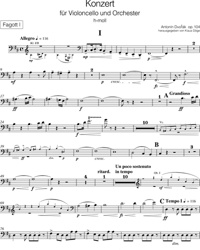 Violoncellokonzert h-moll op. 104