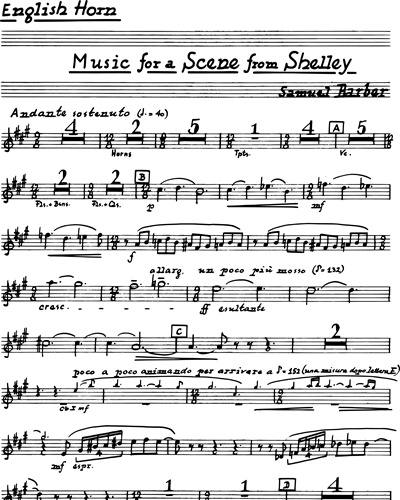 Music for a Scene from Shelley, Op. 7