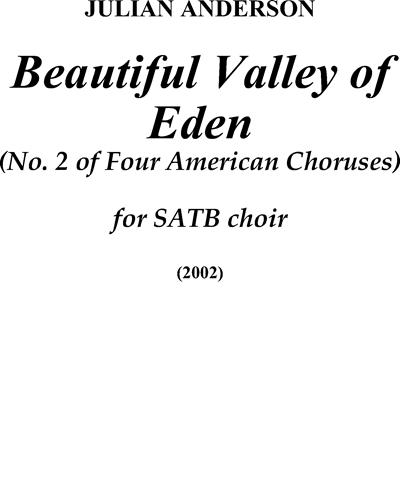 Beautiful Valley of Eden