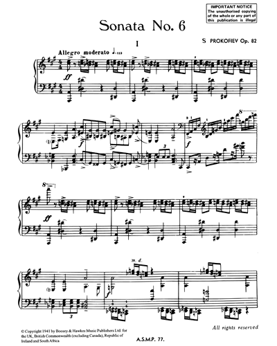 Piano Sonata No. 6, op. 82