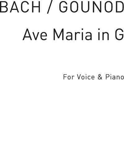 Ave Maria No. 4 in G Major