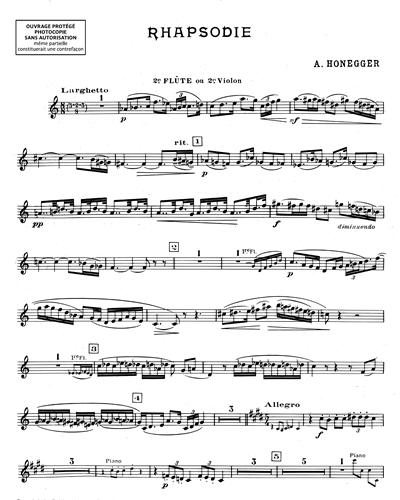 Flute 2 & Violin 2 (Alternative)