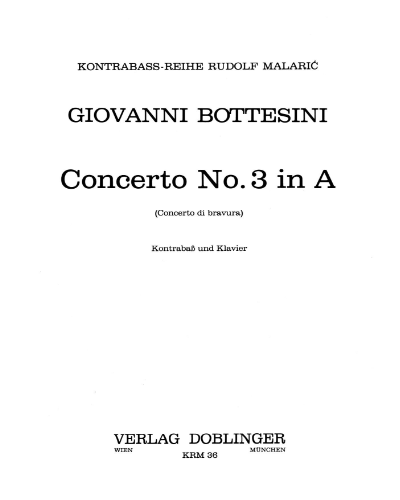 Concerto No. 3 in A major, 'Concerto di Bravura'