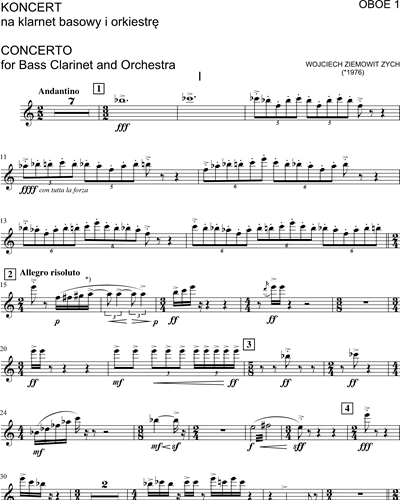 Concerto for Bass Clarinet and Orchestra