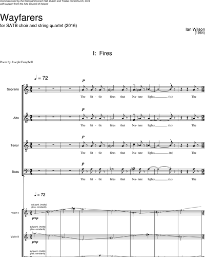Mixed Chorus SATB & Full Score