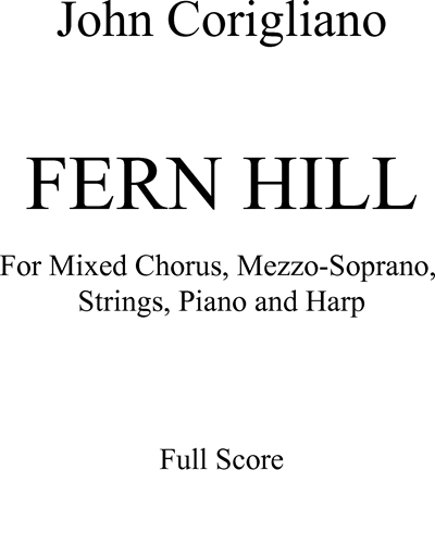 Fern Hill [Version for Harp, Piano and Strings]
