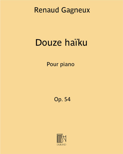 Douze haïku Op. 54