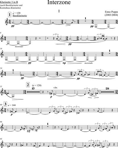 Clarinet 3/Bass Clarinet/Contrabass Clarinet