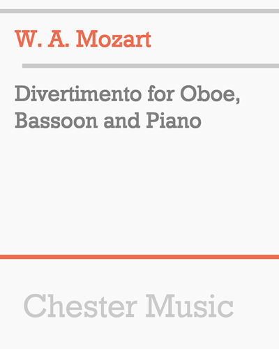 Divertimento for Oboe, Bassoon and Piano
