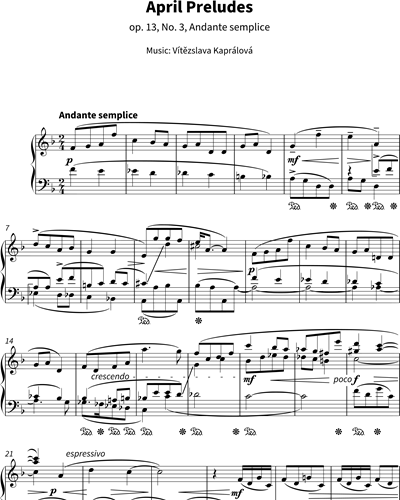 April Preludes, op. 13 No. 3