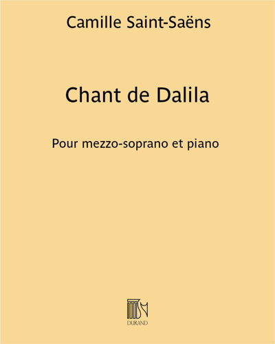 Chant de Dalila (from 'Samson et Dalila')